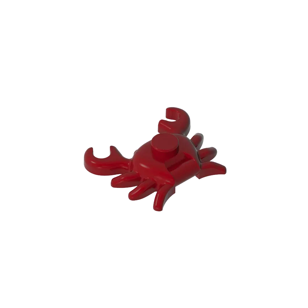 Color: GRAY - Gobricks GDS-2024 Animal, Crab  compatible with lego 33121 Assembles Building Blocks children's toys