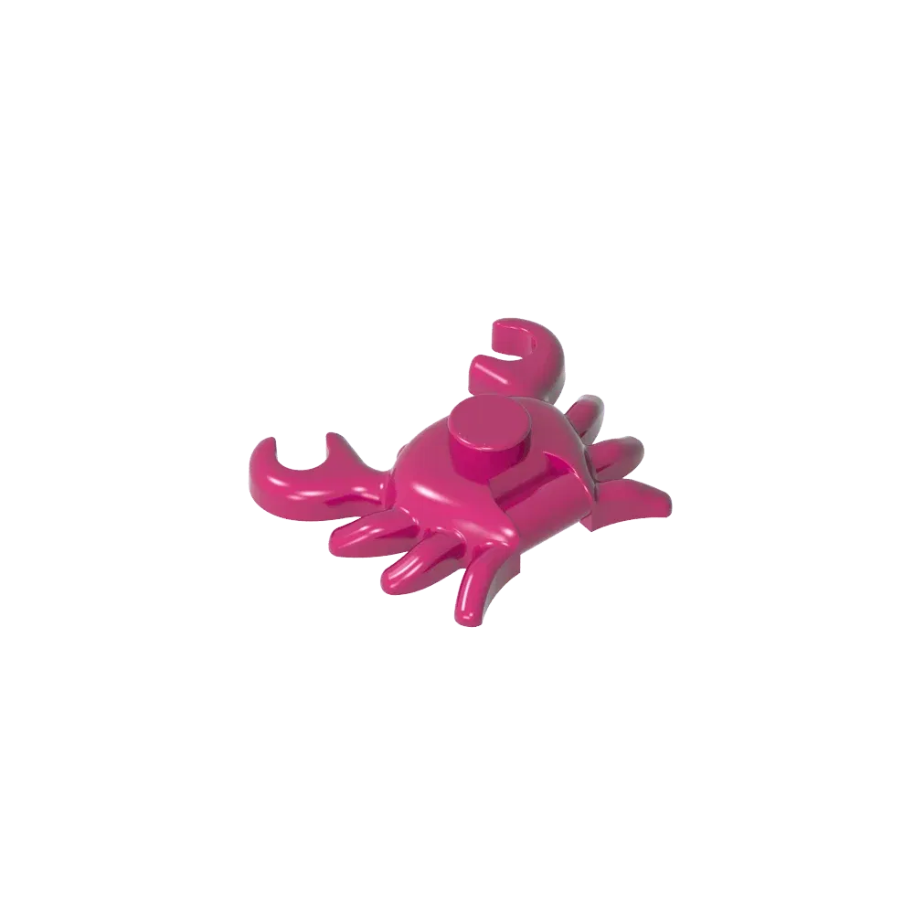 Color: GRAY - Gobricks GDS-2024 Animal, Crab compatible with lego 33121 Assembles Building Blocks children's toys