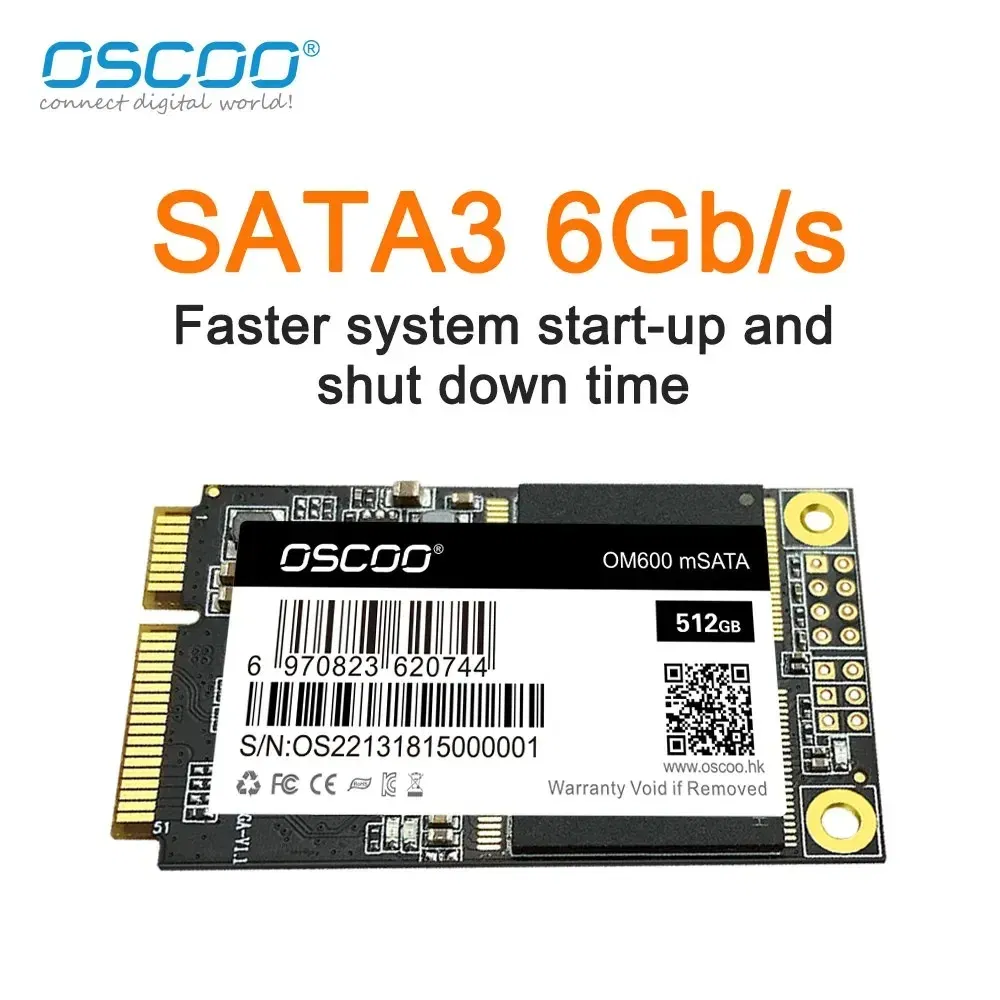 SSD Capacity: 256GB - mSATA SSD 128GB 256GB 512GB 1TB SATA Internal Solid State Hard Drive 6Gbps 3D NAND SSD For Desktop Laptop