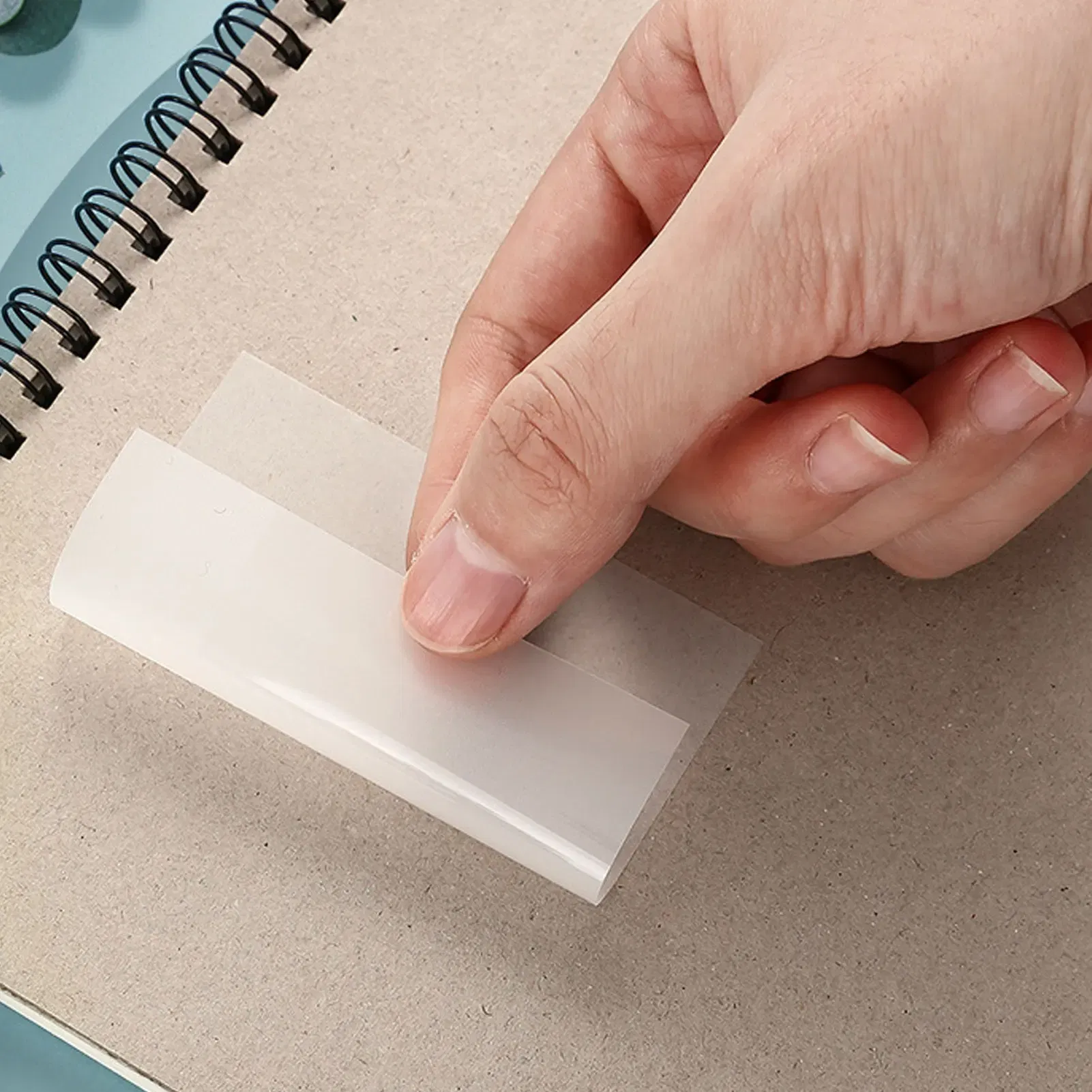 Color: Red, Ships From: CN - Clear Sticky Notes 50 Sheets Waterproof Sticky Note Papers Self-Adhesive Transparent Memo Note Pads School Office Supplies