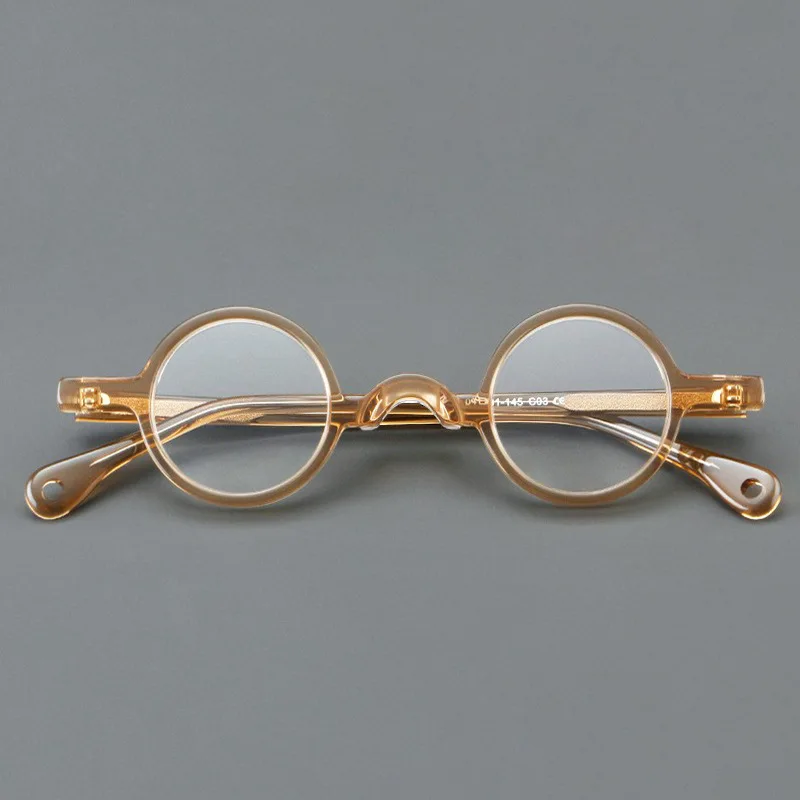 Frame Color: green, Eye Prescription: +250 - VCKA Photochromic Acetate Myopia Glasses Men Retro Small Round Frames Women Custom prescription Anti-Blue Eyewear -0.5 TO -10