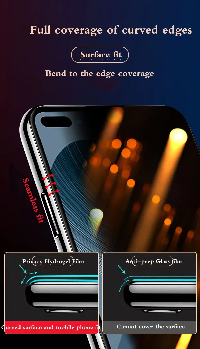 Bundle: 5 Pieces, Material: Anti Peeping, Compatibility by Model: Poco X6 Pro - F7Ultra Privacy Screen Protector For POCO X7 F7Pro Matte Hydrogel Film POCO F6 Pro X6Pro HD Anti Peeping F6 Soft Full Coverage