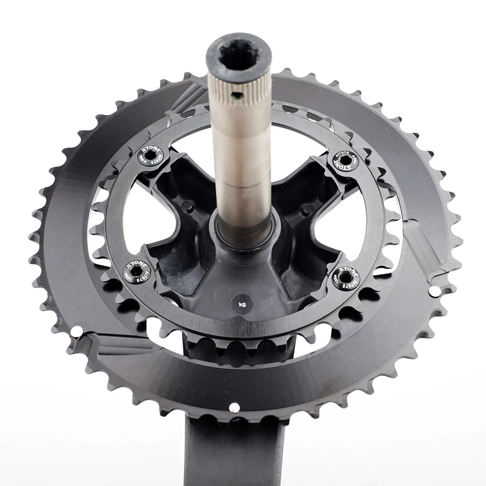 Color: Red, Ships From: CHINA, Chainwheel Teeth: 40T - STONE Double Chainring BCD 110mm 4 Bolts for 105 R7100 Ultegra R8100 R9200 Dura Ace Road Bike Chainwheel Chain Ring