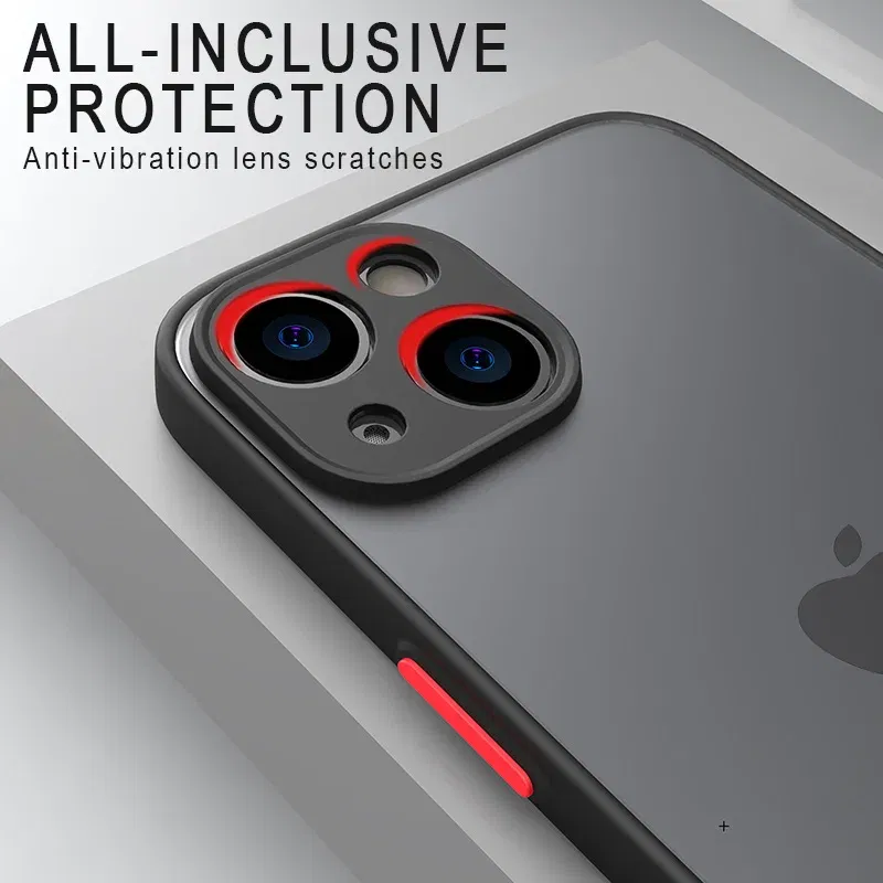 Material: PP, Color: Green - Matte Phone Case for IPhone 13 12 11 14 Pro Max Mini Luxury Soft Silicone Shockproof Case for IPhone X XS Max XR 15 7 8 Plus SE