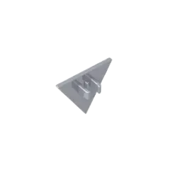 Color: black - Gobricks GDS-90176 Road Sign Clip-on 2.2 x 2.667 Triangular compatible with lego 30259,39728 Assembles Building Blocks