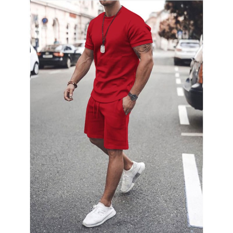 Ice Silk Male Casual Suit