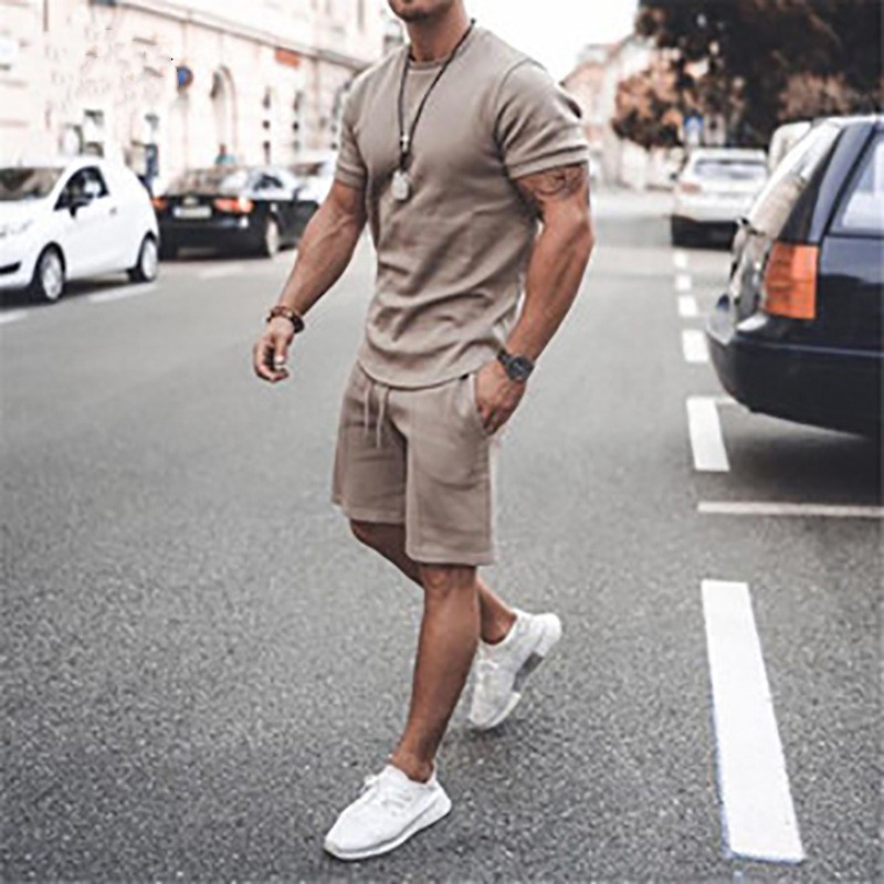 Ice Silk Male Casual Suit
