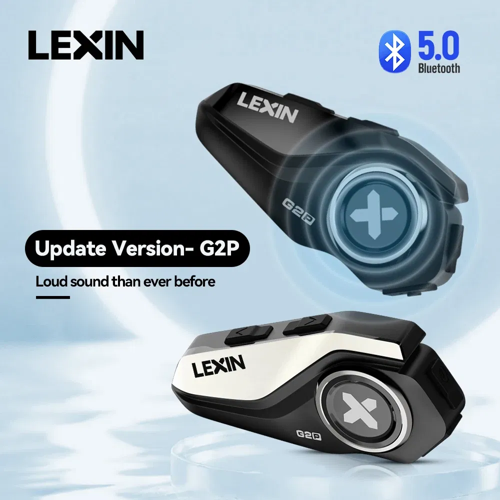 Color: black, Ships From: CHINA - Lexin-G2P Motorcycle Helmet Bluetooth Intercom Up To Pair 6 Riders&Big Button Design Exchangeable Pattern Shell 120KM/H
