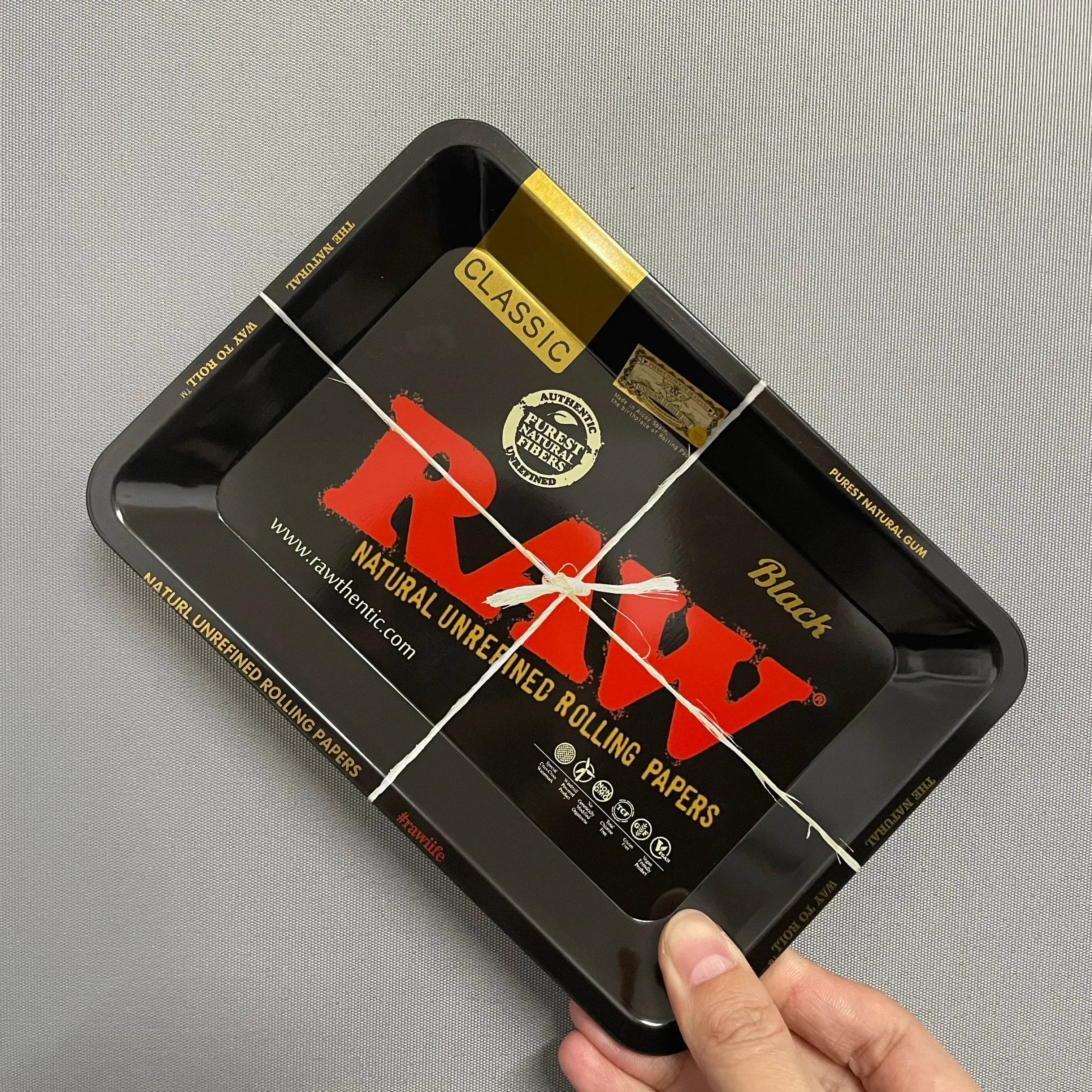 Color: SKY BLUE - RAW Classic Rolling Tray Multi Designs Available