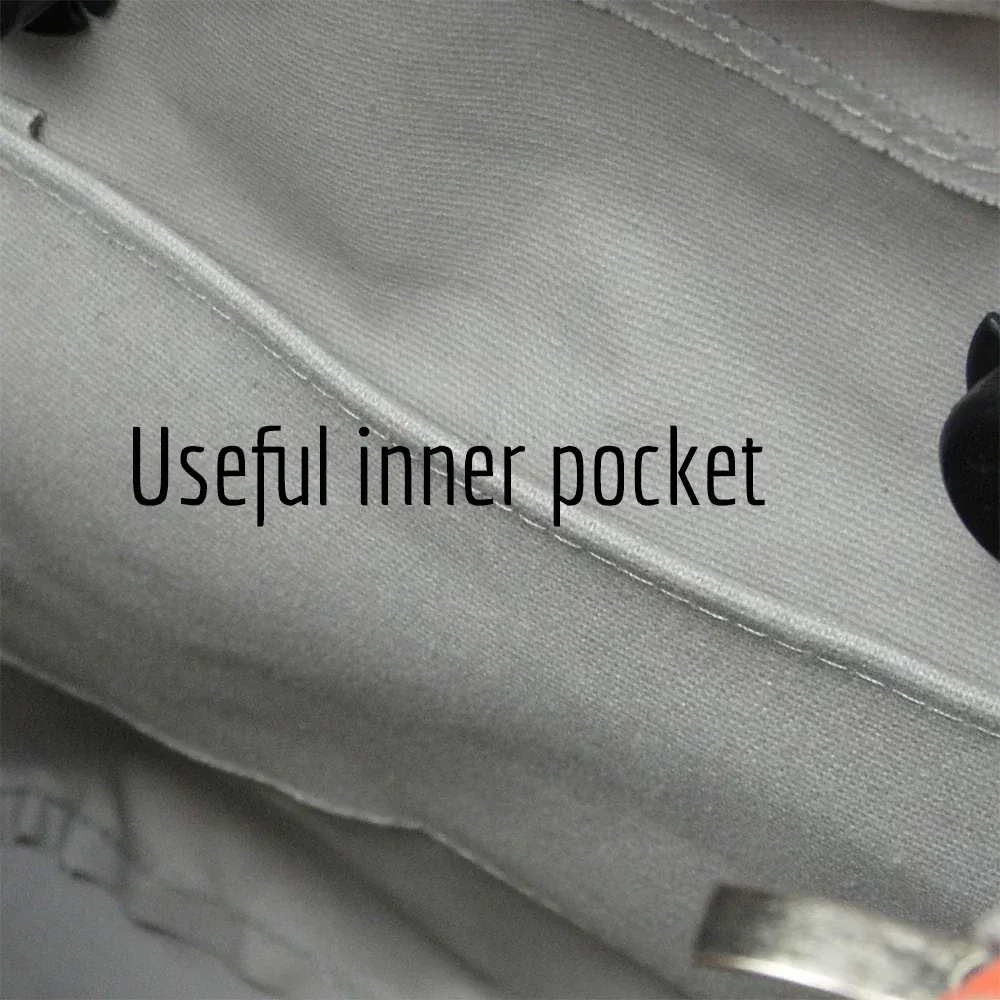 Color: Champagne - TANQU New Inner Lining Zipper Pocket for Classic Obag Insert with Inner Waterproof Coating for O Bag