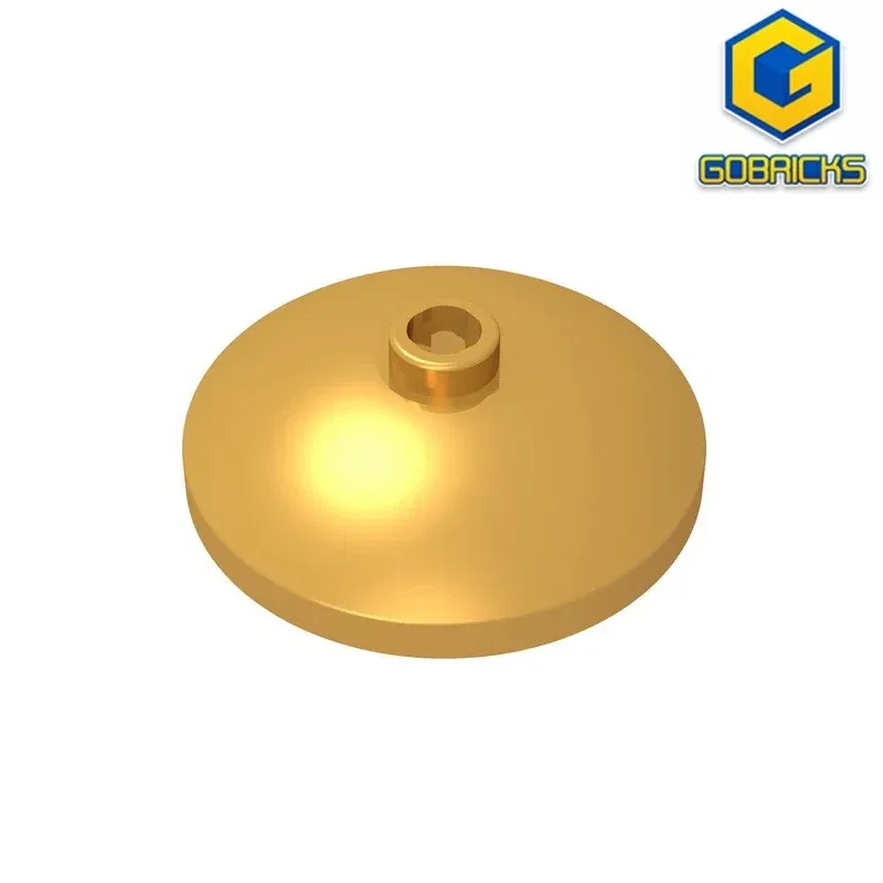 Color: GRAY - Gobricks GDS-978 Dish 3 x 3 Inverted (Radar) compatible with lego 43898 35268  DIY Educational Building Blocks Technical