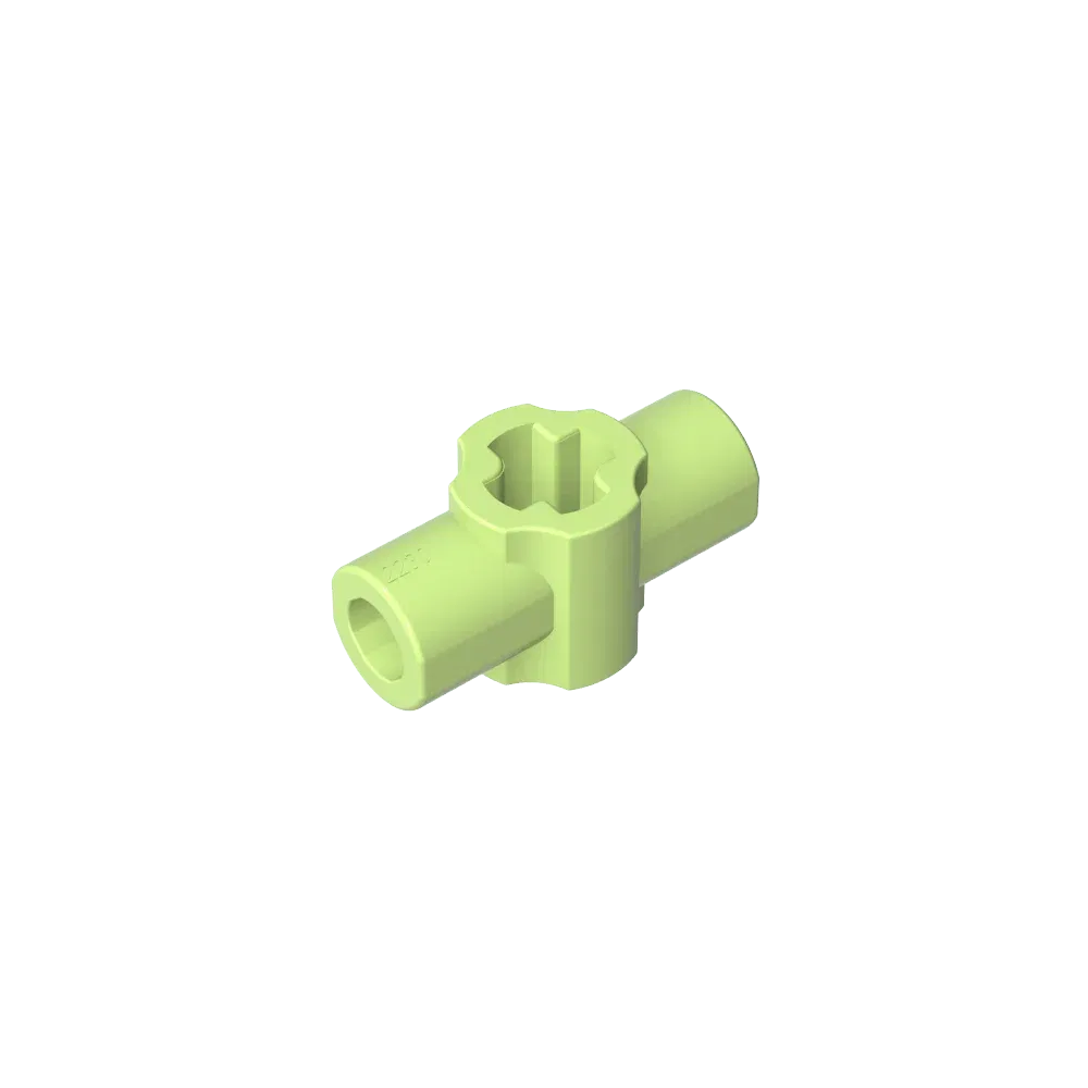 Color: Pink - Gobricks GDS-2230 Technical Axle Connector Hub with Perpendicular compatible with lego 24122 Assembles Building Blocks