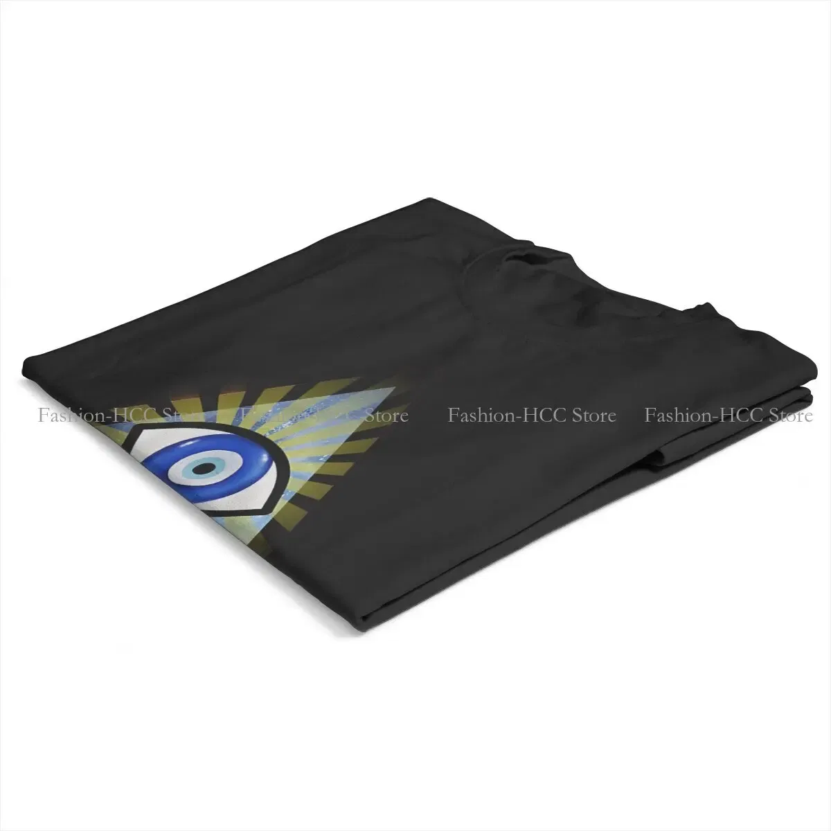 Color: WHITE, Size: XXL - Evil Eyes Polyester TShirts Evil Eye Protection - All Seeing Eye Personalize Homme T Shirt Hipster Tops