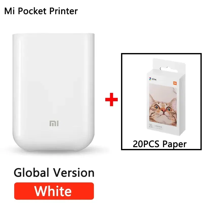 color: green, Ships From: CHINA - Top Global Version Portable Pocket Photo Printer 300dpi Bluetooth-compatible DIY Share Smart Mobile Mini AR Printer
