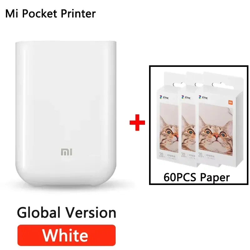 color: green, Ships From: CHINA - Top Global Version Portable Pocket Photo Printer 300dpi Bluetooth-compatible DIY Share Smart Mobile Mini AR Printer