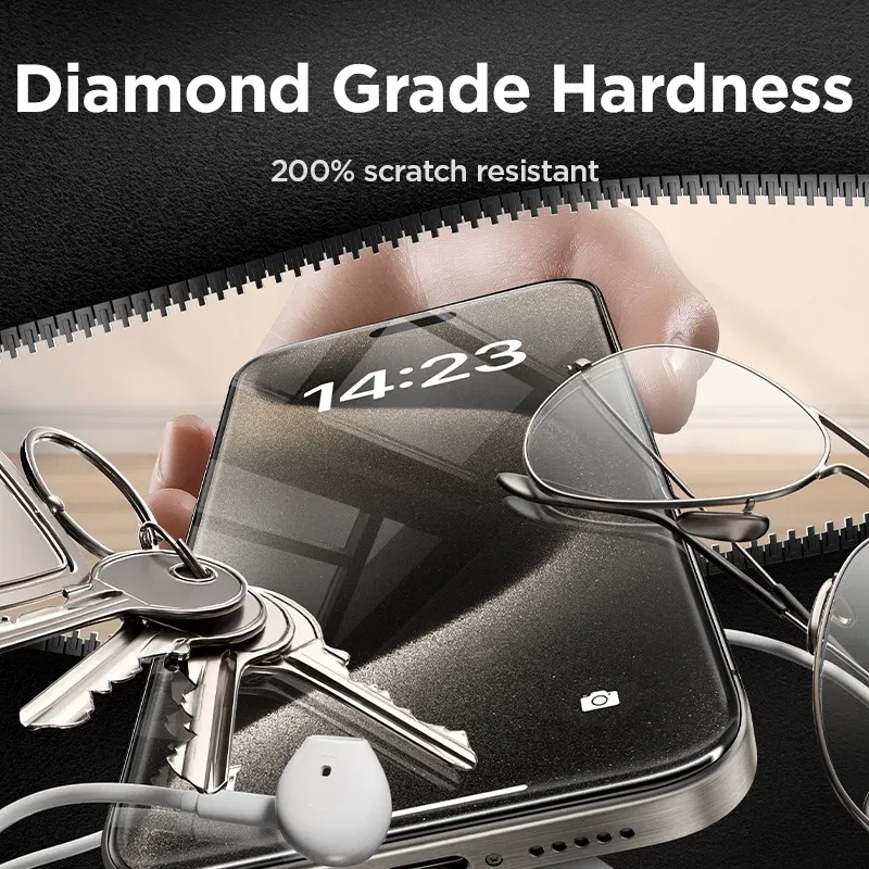 Bundle: Bundle 20, Material: High Definition - Joyroom 3/2/1PCS Full Screen HD Glass For iPhone 16 Pro Max HD Tempered Glass Screen Protector For iPhone 15 14 13 Pro Max