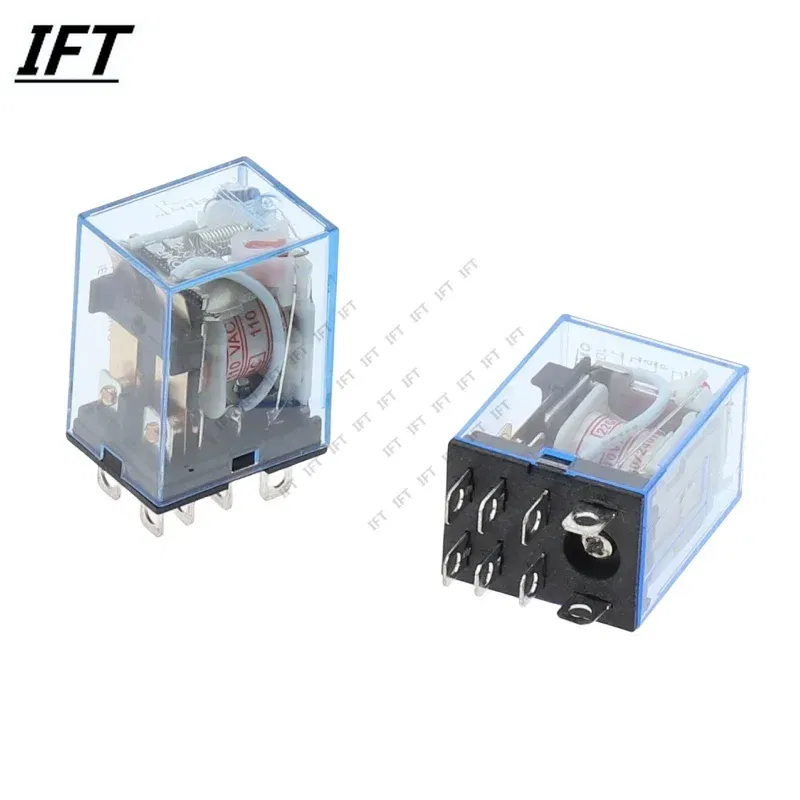 Size: Other - 1Pc LY2NJ HH62P HHC68A-2Z Electronic Micro Mini Electromagnetic Relay 10A 8PIN Coil DPDT DC12V,24V AC110V 220V Hot