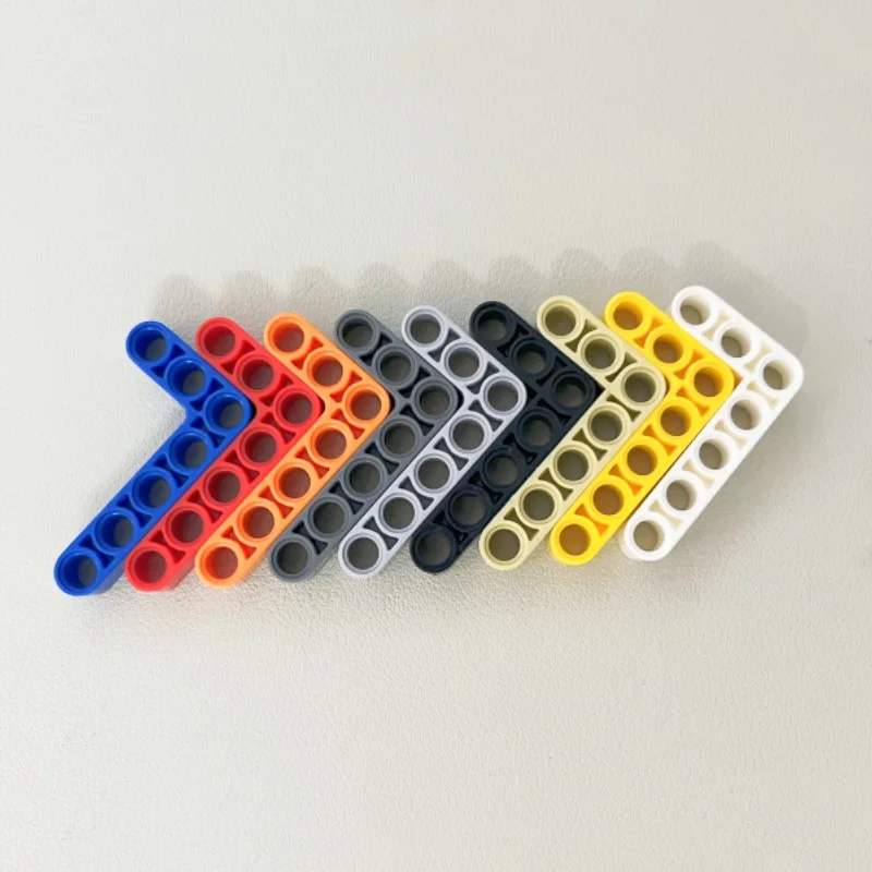 Color: Yellow - 32526 Modified Bent Thick L-Shape 3 x 5 Bricks Toys For MOC Buildings? Blocks High-tech Compatible Mechanical
