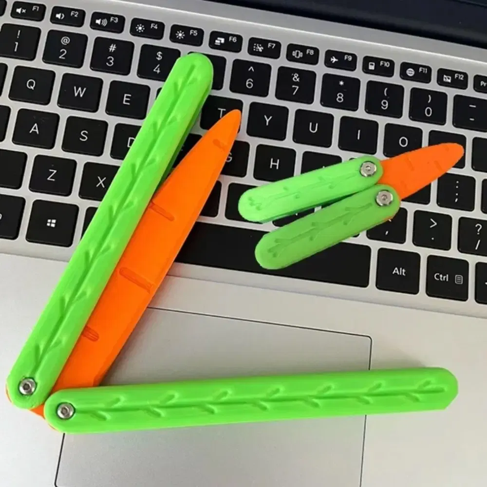 Color: plum, Ships From: CHINA - Gravity Folding Claw Knife Radish Knife 3d Printing Gravity Knife Small Radish Knife Push Card Decompression Fidget Mini Toy