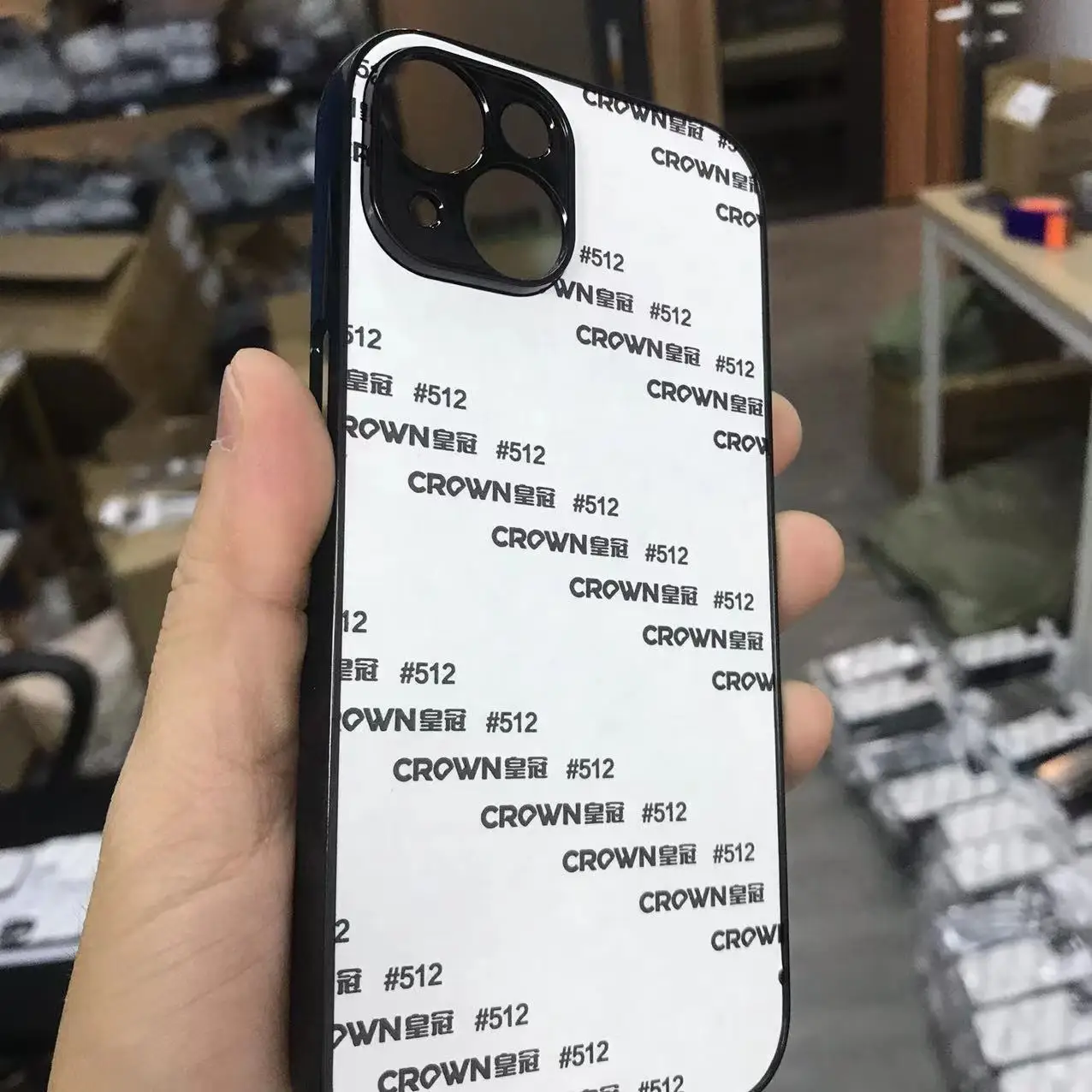 Color: Beige, Material: tpu - 5pcs plastic Sublimation Blank Cover Case For iPhone 16 15 14 13 12 11 12 Pro Max With Aluminium Plate