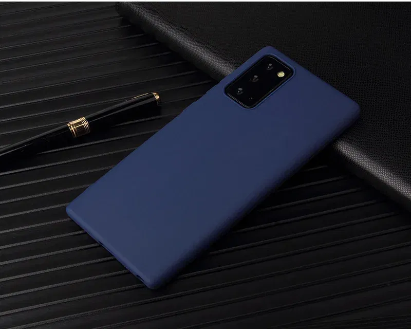 Color: black, Material: Plastic - Matte Case For Samsung Galaxy A51 A71 S20 Ultra S10 Plus A01 A31 A81 A91 A10 A20 A30 A40 A50 A70 Solid Color Silicone Cover