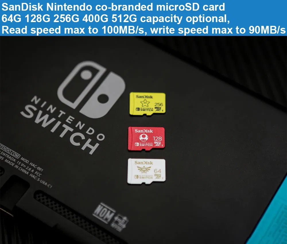 Capacity: 512GB - SanDisk Micro SD Memory Card 100% Original C10 U1 U3 4K HD Trans Flash Cards for Camera GoPro DJI Nintendo Switch MicroSDXC Card