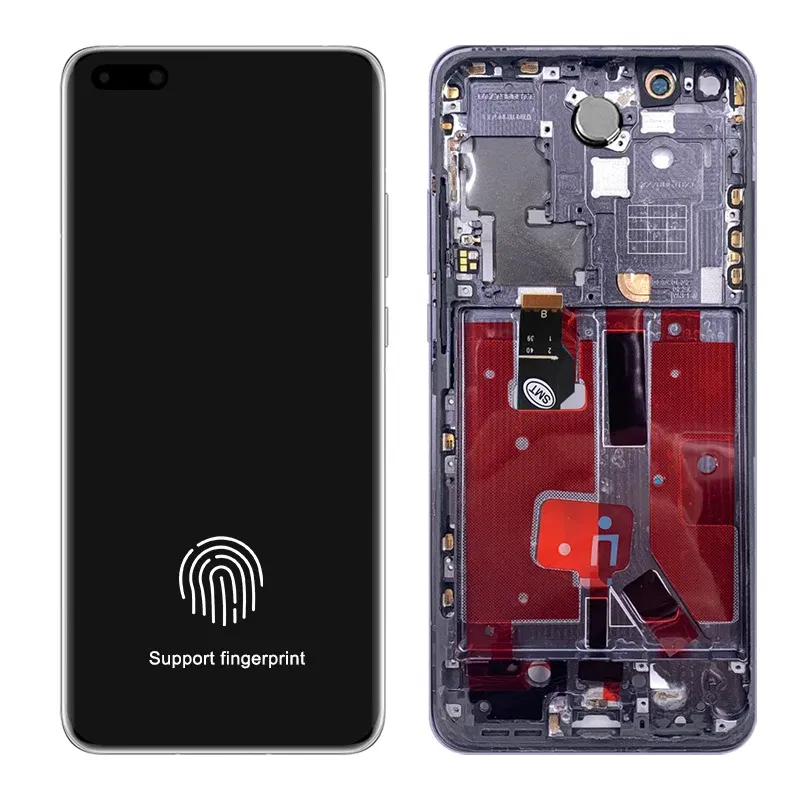 Color: Ivory, Ships From: CHINA - 2025 6.58"NEW P40 Pro Screen Replacement for huawei P40 Pro LCD display ELS-NX9 ELS-N04 Touch Screen Digital with Frame