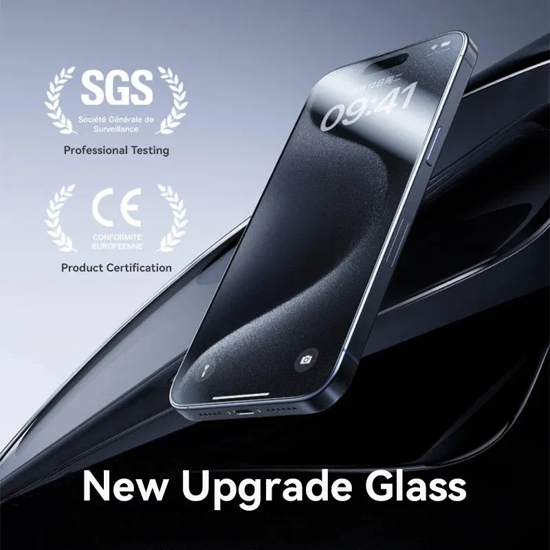 Bundle: Bundle2, Material: High Definition - Joyroom 1/2/3pcs Tempered Glass For iPhone 16 15 14 13 12 11 Pro Max Screen Protector For iPhone 16 Full Screen Protective Glass