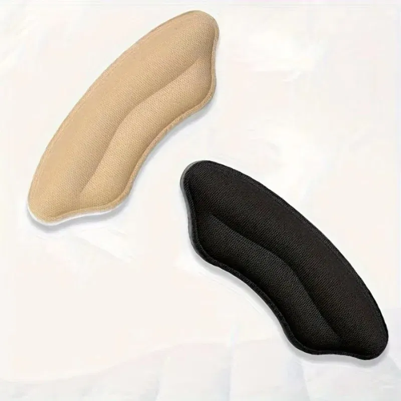Color: black - 8-Pack Heel Pads for Too Big Shoes, Self-Adhesive Heel Protectors Inserts Improve Shoe Fit Prevent Slippage