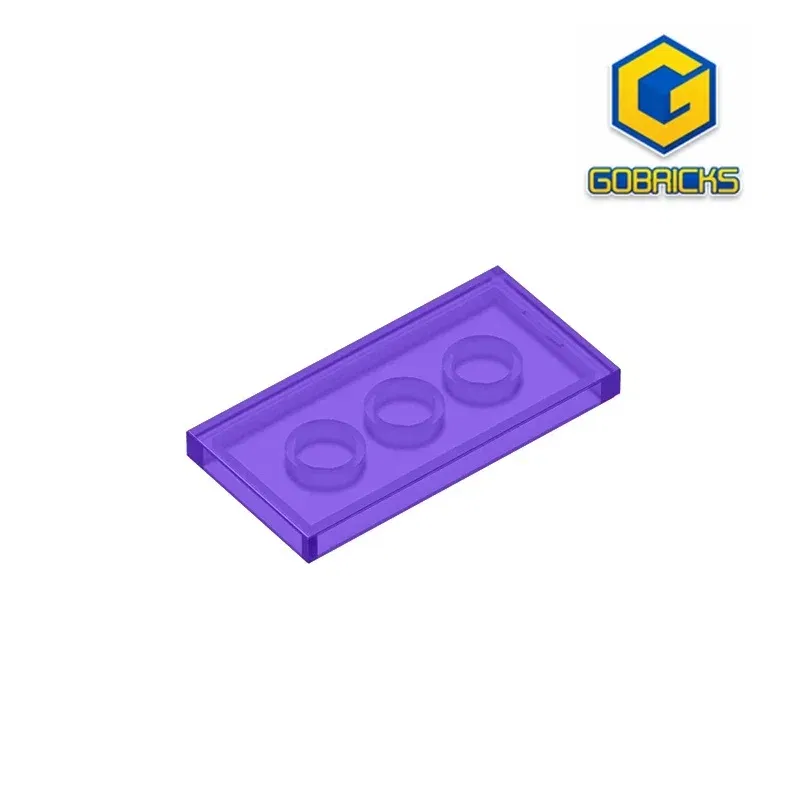 Color: Brown - Gobricks GDS-614 Tile 2 x 4 compatible with lego 87079 pieces of children's DIY Educational Building Blocks Technical