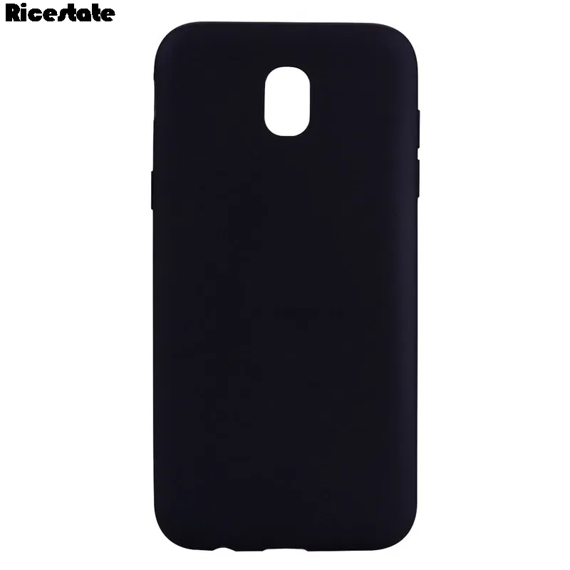 Color: Red, Material: Cotton - Solid color Case For Samsung Galaxy J5 J530 J3 J330 J7 2017 J730 J4 J6 Plus J8 2018 European version Matte Silicone soft case
