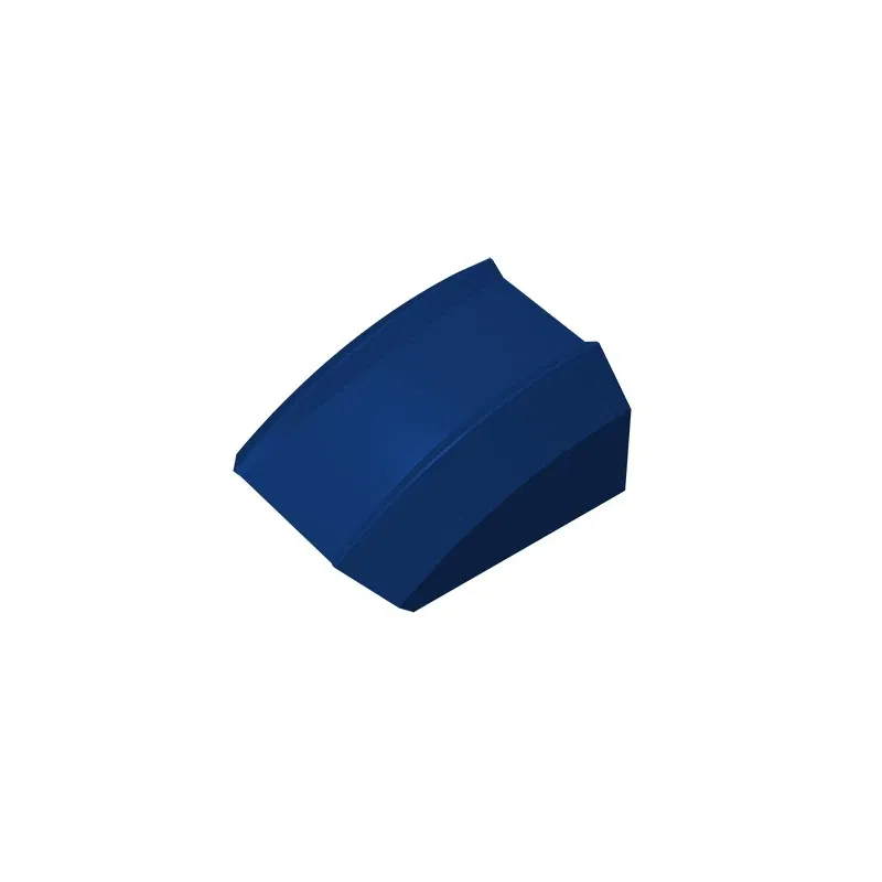 Color: Red - Gobricks GDS-1015 Slope, Curved 2 x 2 Lip compatible 30602 47904 pieces of children's DIY