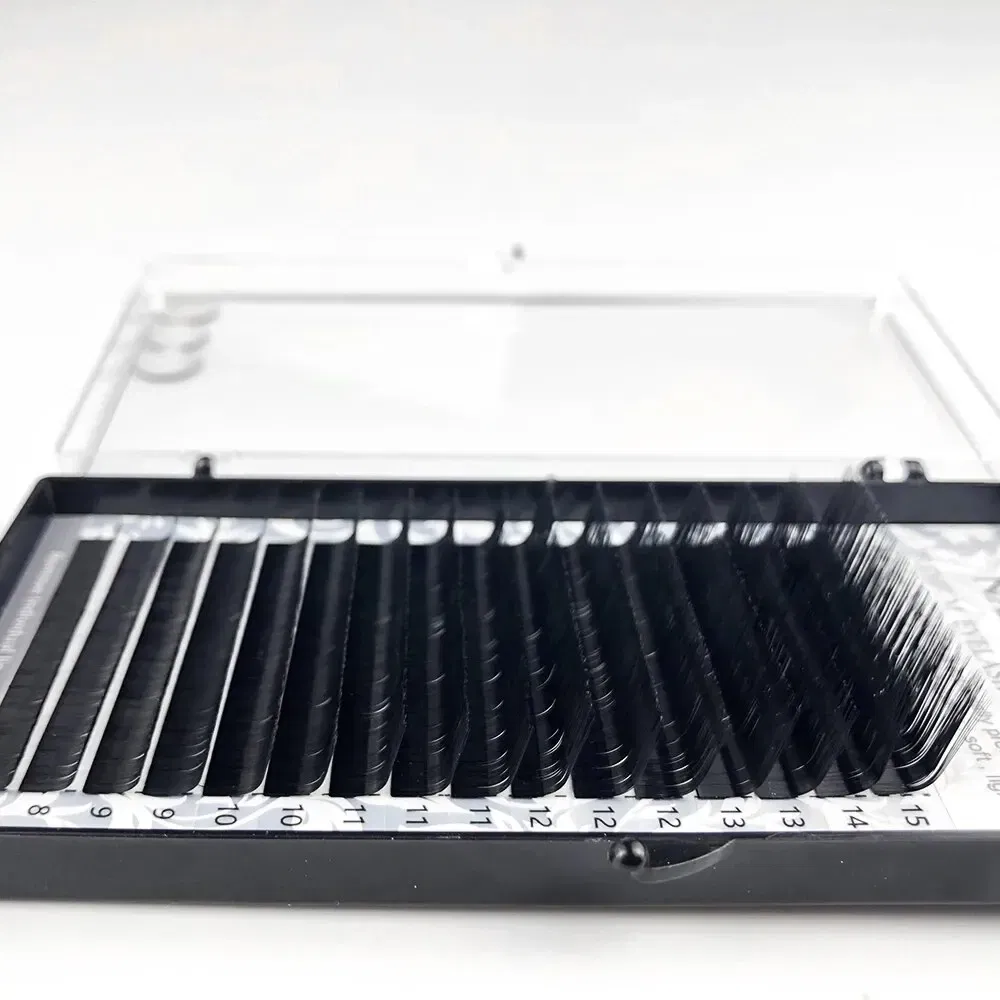 Thickness: 0.10mm, Curl: D, Length: MIX - NAGARAKU 6 Cases Classic Mix Eyelash Extension Natural Soft Supplies Synthetic Mink Individual 7-15 Mix 16 Lines High Quality