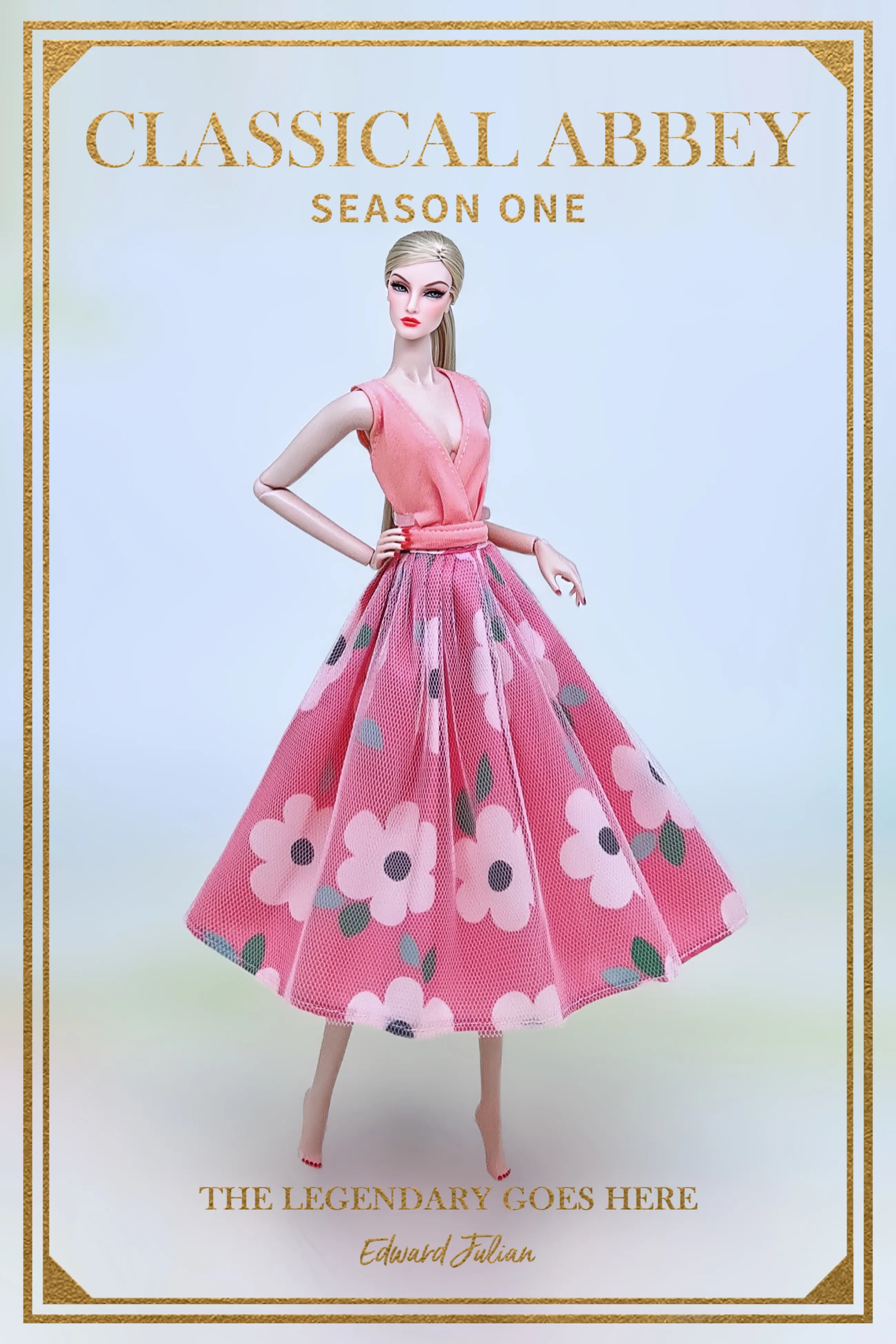 Color: SKY BLUE - for barbie doll clothes batch