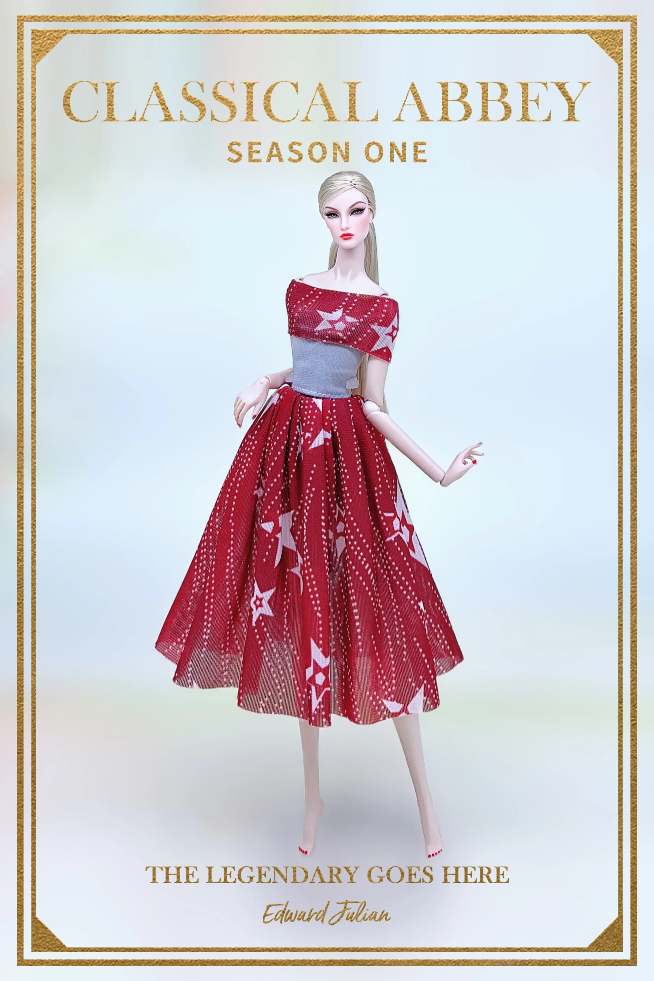 Color: SKY BLUE - for barbie doll clothes batch