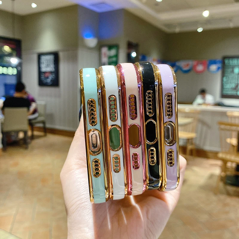 Color: MULTI, Compatible-Phone Models: For iPhone 11 Pro Max, Ships From: CN - Electroplating Side Love Heart Phone Case For IPhone 17 16 15 14 13 12 11 Pro Max XR 8 Plus SE2/SE3 Shockproof Back Cover