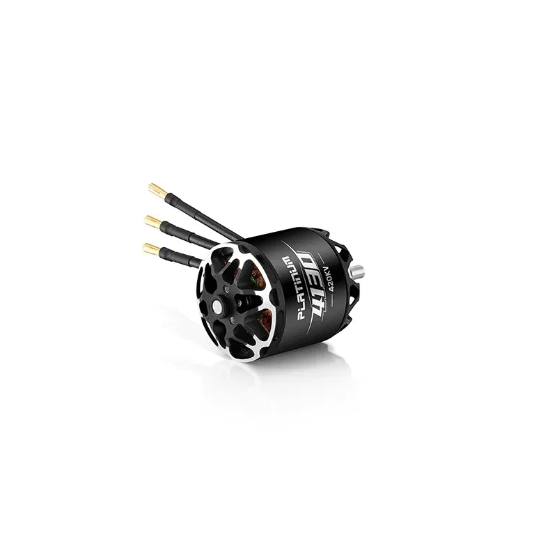 Color: Yellow - Hobbywing Platinum 4120 4125 4130 41 Series fixed wing Brushless Motor High efficiency / strong performance For Rc Model Parts