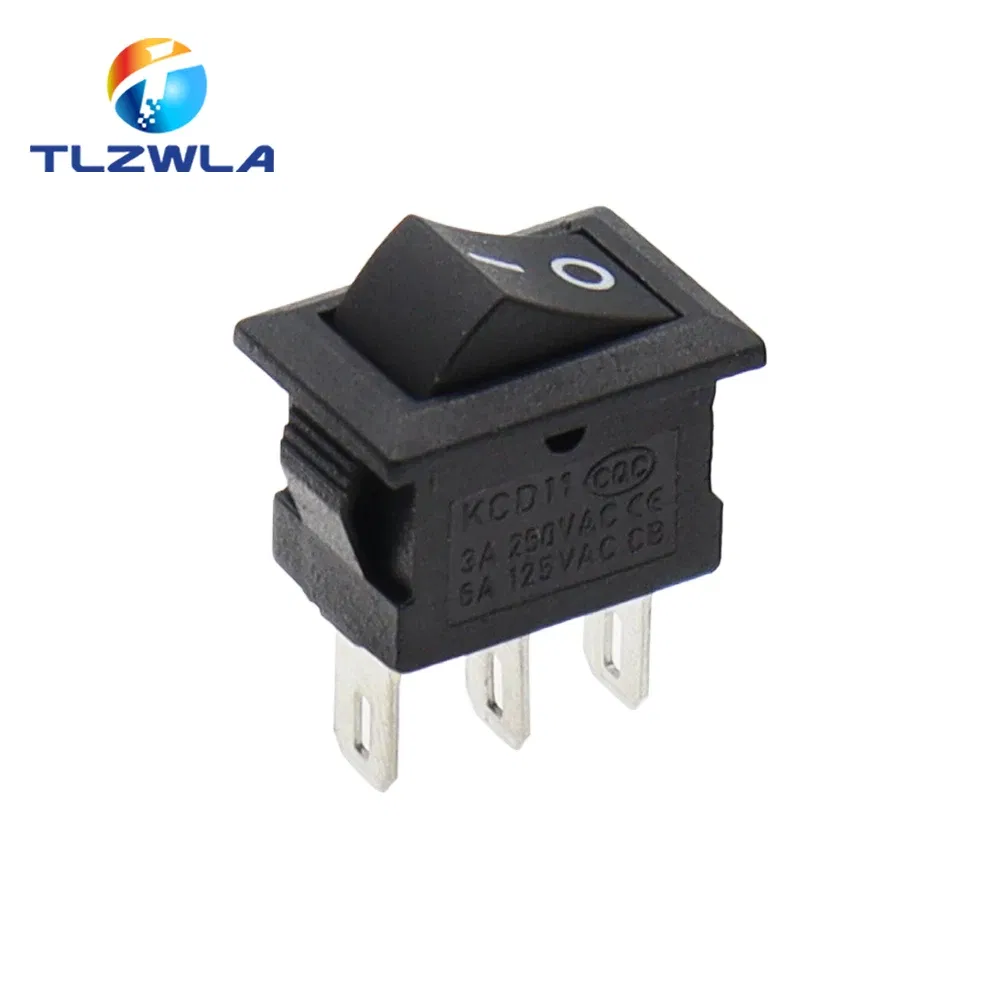 Color: PURPLE, Size: 4XL - 5/10PCS KCD11 Rocker Switch 10*15mm Mini Push Button Switch ON-OFF / ON-OFF-ON 2 Pins / 3 Pins 3A 250VAC / 6A 125VAC 10x15mm
