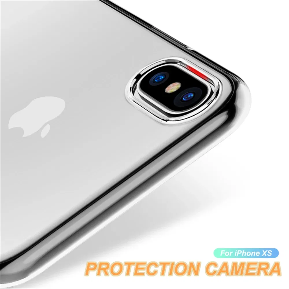 Material: Polyester - Transparent Soft Case For iPhone 11 12 13 Mini 15 14 Pro XS Max Clear Silicone Case For iphone X XR 8 7 Plus SE 2020 Back Cover
