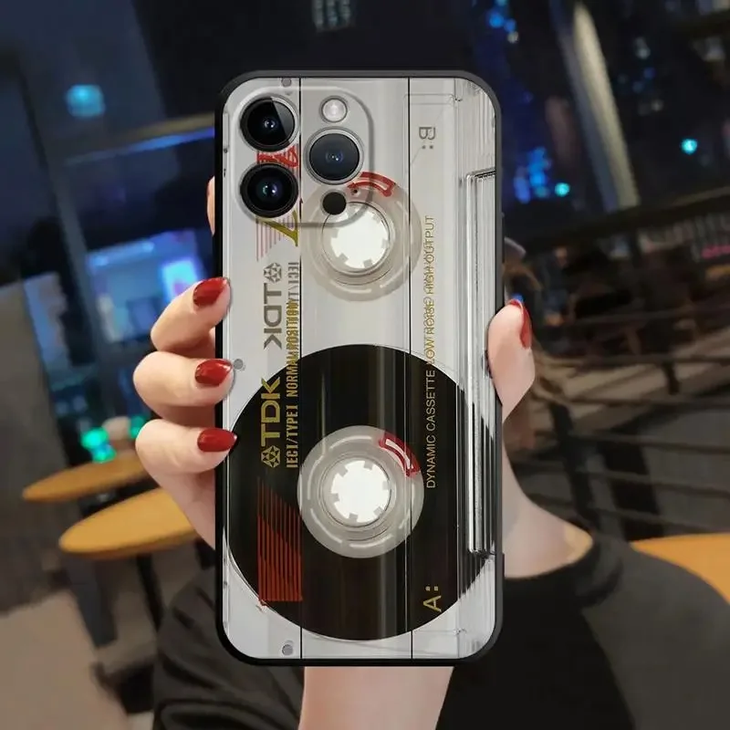 Color: Brown, Material: PP - Retro Camera Games Phone Case For Samsung Galaxy S10 S20 S21 S22 S23 S24 FE Plus Ultra Note 20 Mobile Cover Shell