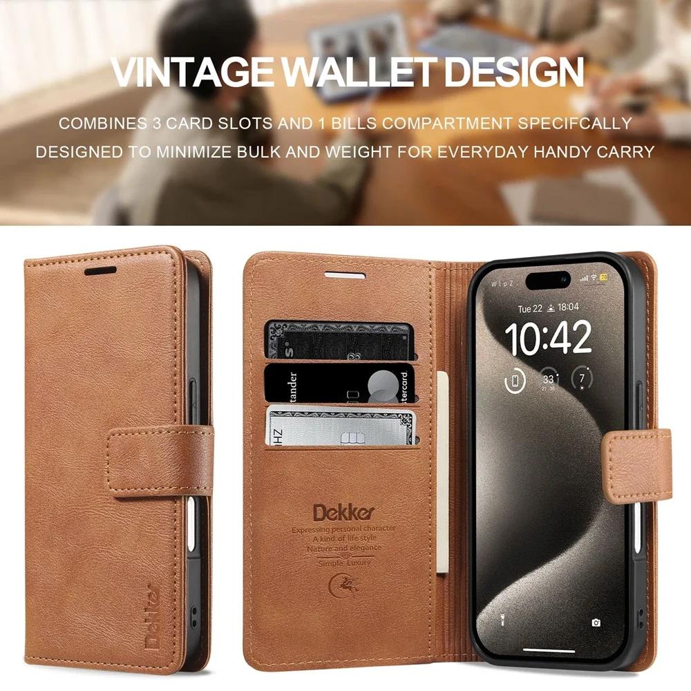 Color: Blue, Material: Leather - 2 in 1 MagSafe Wallet Case for IPhone 16 Promax 15 Plus 14 Pro Max 13 12 Iphone16 Magnetic Wireless Charging Phone Cover