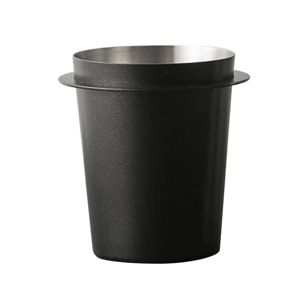 Color: green - Coffee Dosing Cup 51/54/58mm Coffee Bean Measuring Cups Stainless Steel Replacement Cafe Barista Tool for Espresso Machine
